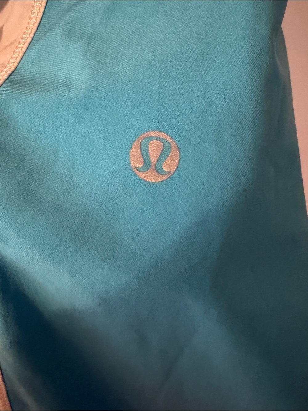 Lululemon Color blocked detail, blue, vacation, straight leg cut, mid rise waist - Picture 4 of 8
